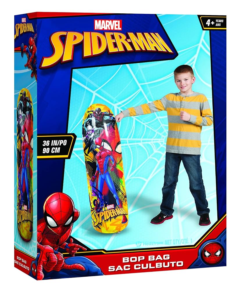 スパイダーマンBOPバッグ Amazon | Hedstrom マーベル スパイダーマン 36インチ ボップ